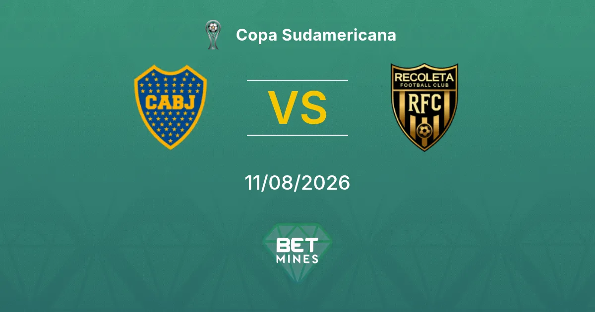 Boca Juniors vs Deportivo Recoleta Prediction: Match Preview and Analysis | Copa Sudamericana 11-08-2026