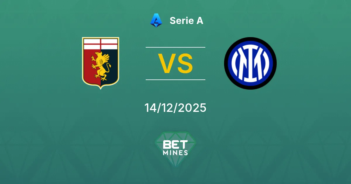 Genoa vs Inter Prediction: Match Preview and Analysis | Serie A 14-12-2025