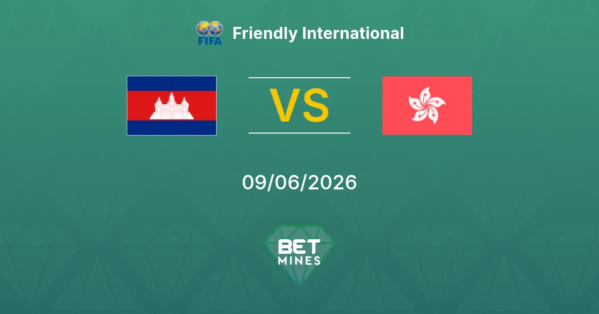 Cambodia vs Hong Kong Prediction: Match Preview and Analysis | Friendly International 09-06-2026