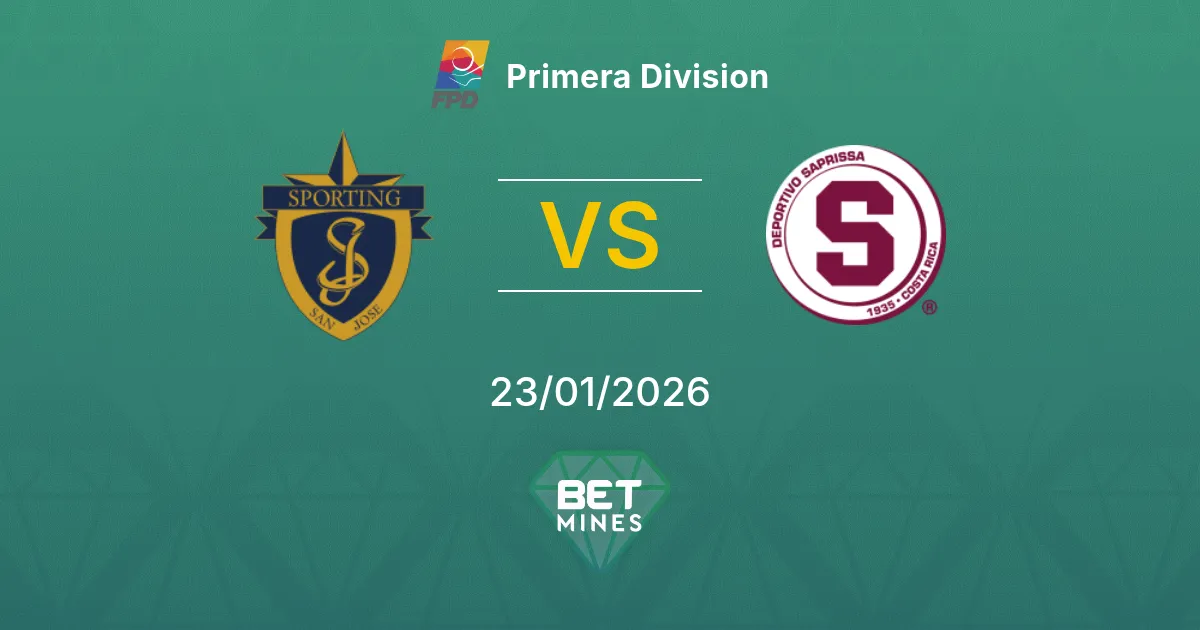 Sporting San José vs Deportivo Saprissa Pronostico: Anteprima e Analisi della Partita | Primera Division 23-01-2026