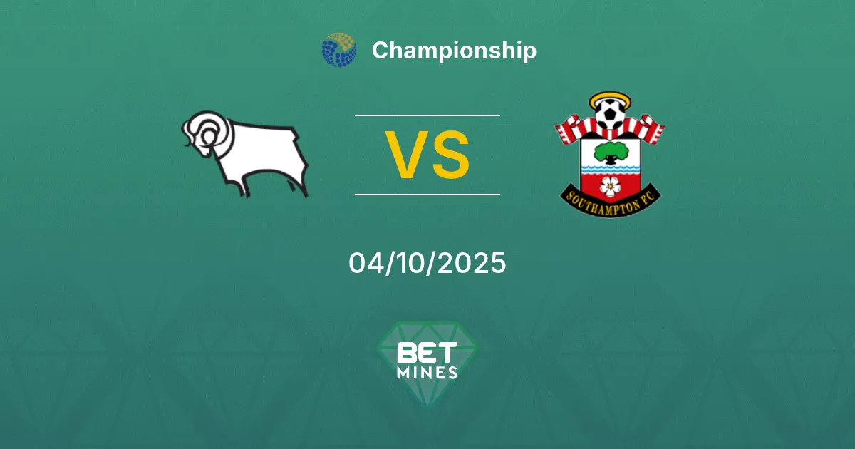 Derby County vs Southampton Pronostico: Previsione e Analisi della Partita | Championship 04-10-2025