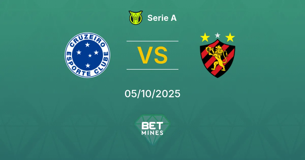 Cruzeiro vs Sport Recife Pronostico: Anteprima e Analisi della Partita | Serie A 05-10-2025
