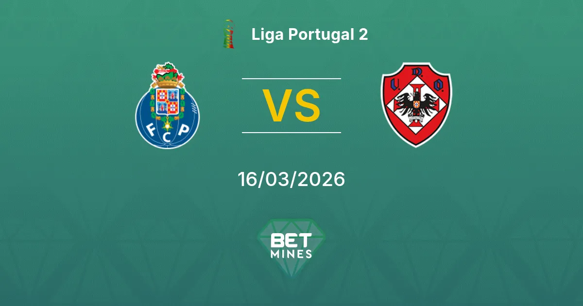 Porto II vs UD Oliveirense Prediction: Match Preview and Analysis | Liga Portugal 2 16-03-2026