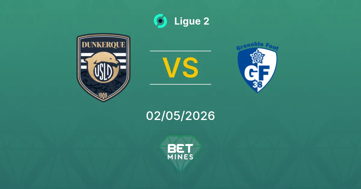 Dunkerque vs Grenoble Foot 38 Pronostico: Anteprima e Analisi della Partita | Ligue 2 02-05-2026