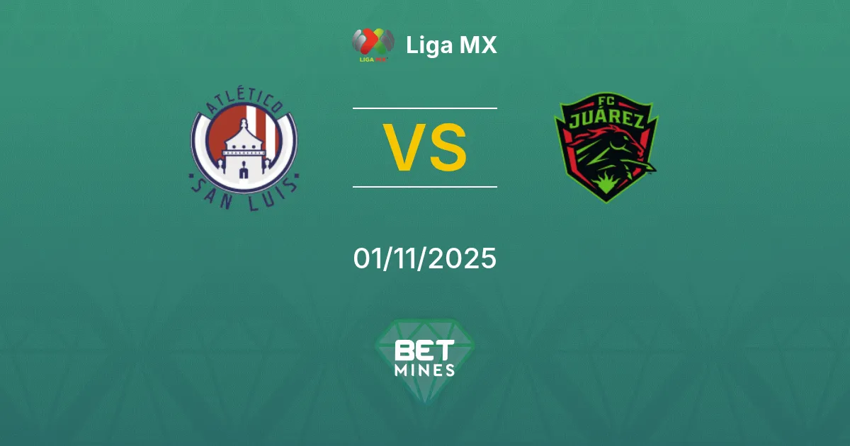 Atlético San Luis vs Juárez Prediction: Match Preview and Analysis | Liga MX 01-11-2025