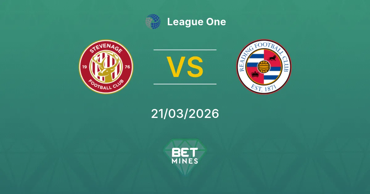 Stevenage vs Reading Pronostico: Anteprima e Analisi | League One 21-03-2026