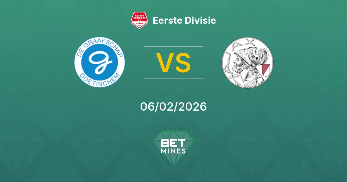 De Graafschap vs Jong Ajax Prediction: Match Preview and Analysis | Eerste Divisie 06-02-2026