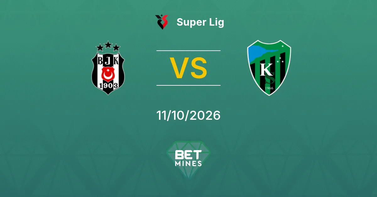Beşiktaş vs Kocaelispor Prediction: Match Preview and Analysis | Super Lig 11-10-2026