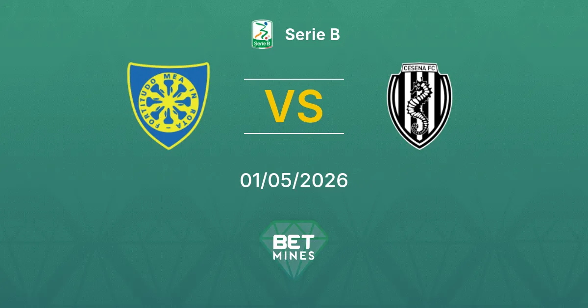 Carrarese vs Cesena Pronóstico: Previa y Análisis del Partido | Serie B 01-05-2026