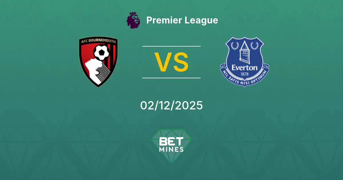 AFC Bournemouth vs Everton Prediction: Match Preview and Analysis | Premier League 02-12-2025