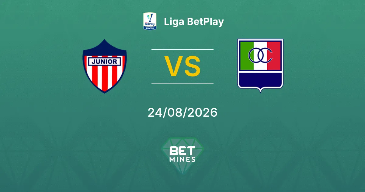 Palpite Junior FC x Once Caldas: Prévia e Análise da Partida | Liga BetPlay 24-08-2026