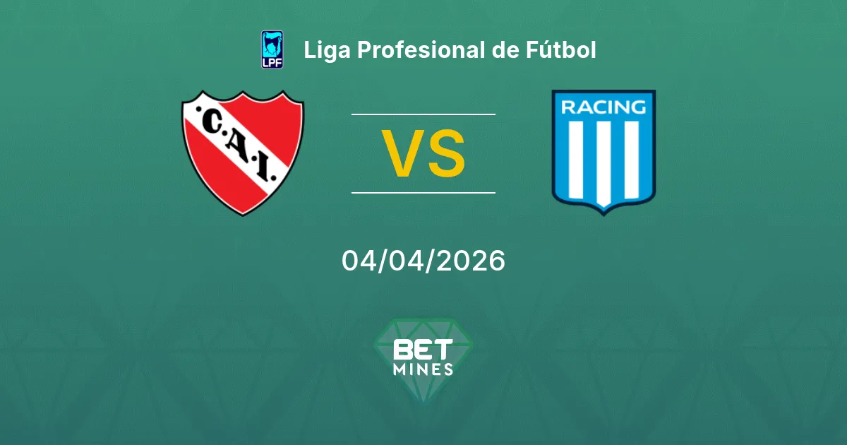 Independiente vs Racing Club Pronóstico: Previa y Análisis del Partido | Liga Profesional de Fútbol 04-04-2026