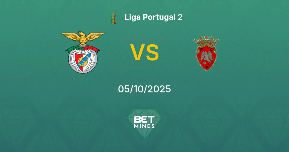 Benfica II vs Penafiel Pronostico: Anteprima e Analisi della Partita | Liga Portugal 2 05-10-2025