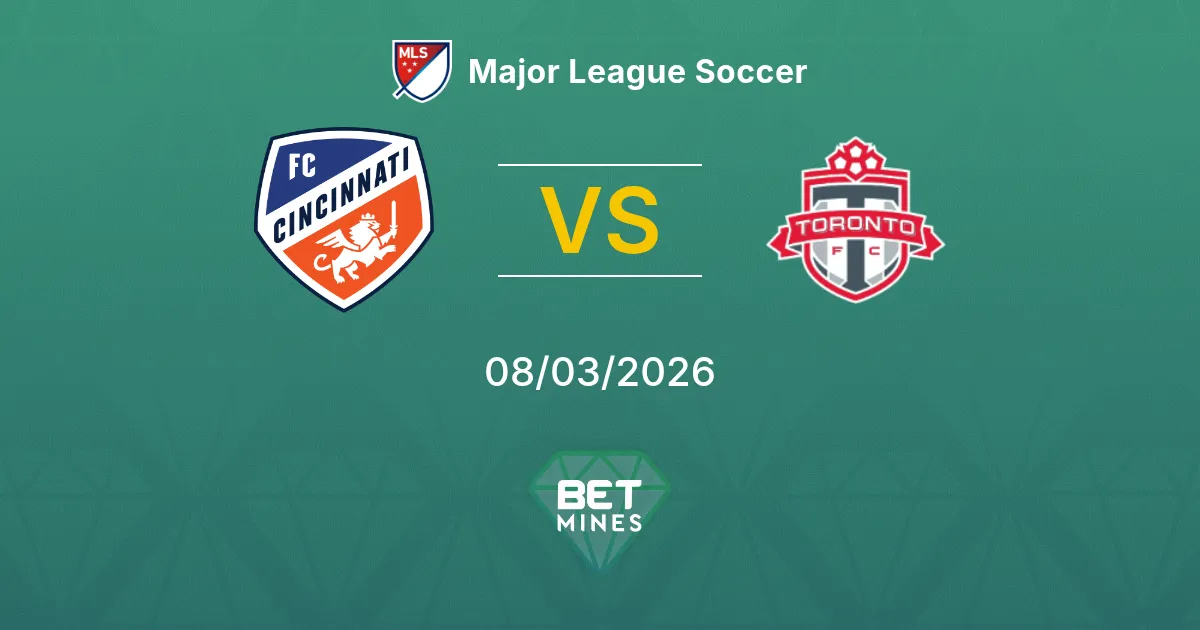 Cincinnati x Toronto Palpite: Prévia e Análise da Partida | Major League Soccer 08-03-2026