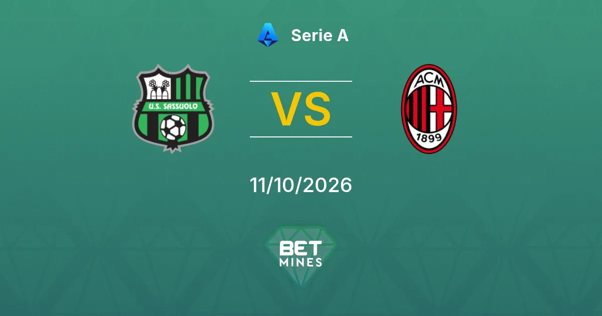 Sassuolo vs Milan Pronostico: anteprima e analisi della partita | Serie A 11-10-2026