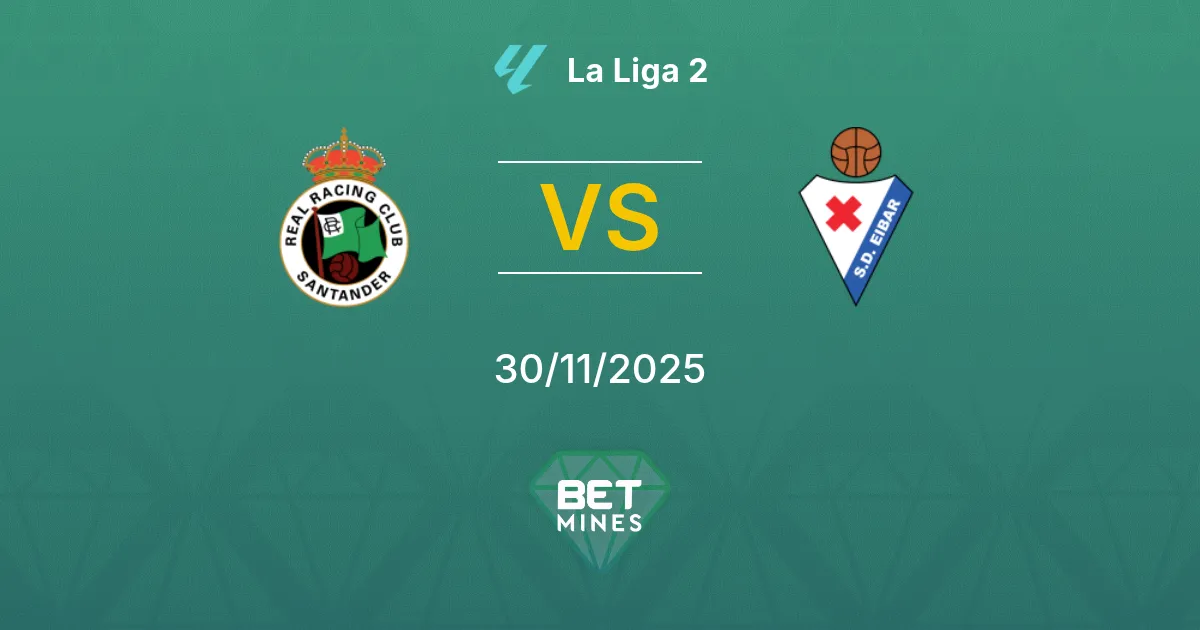 Racing Santander vs SD Eibar Prediction: Match Preview and Analysis | La Liga 2 30-11-2025