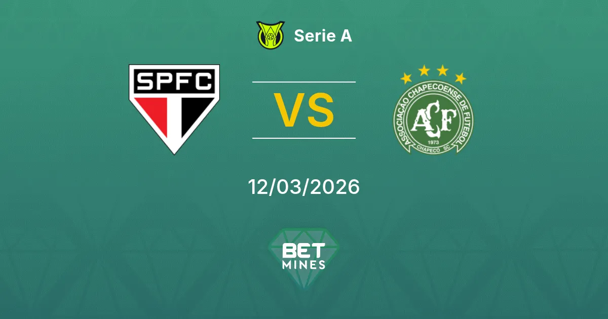 São Paulo vs Chapecoense Prediction: Match Preview and Analysis | Serie A 12-03-2026