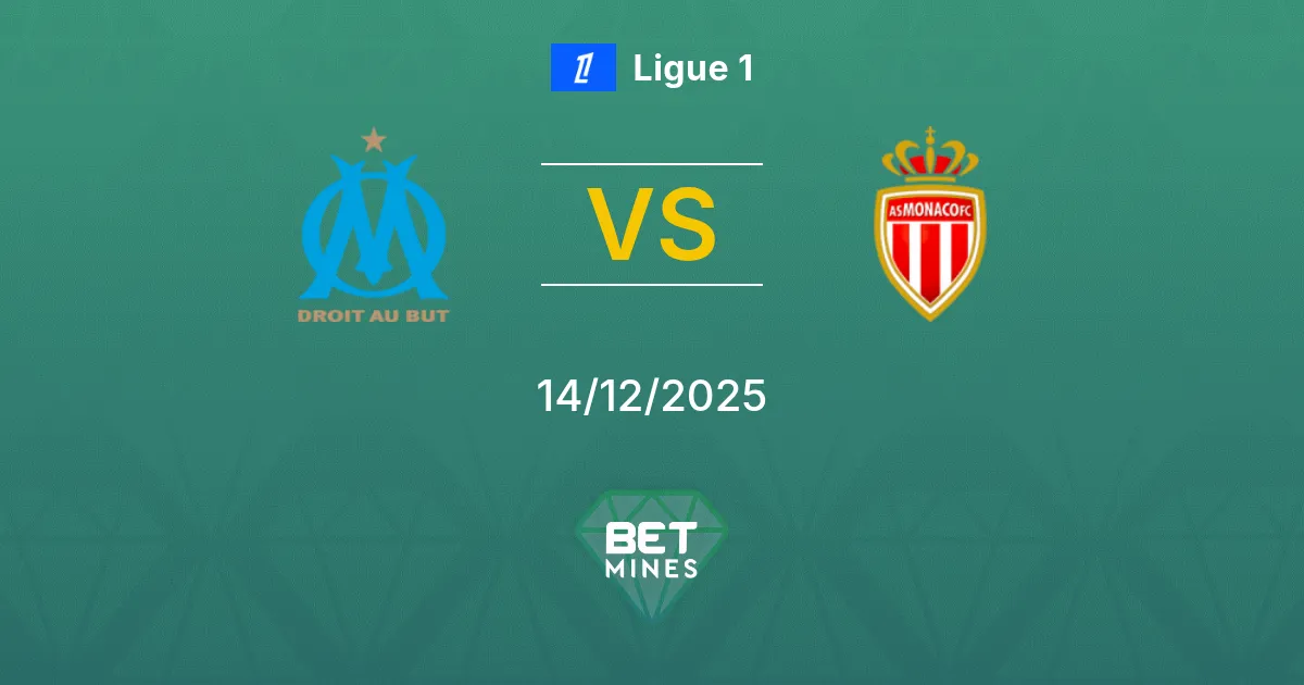Olympique Marseille vs Monaco Prediction: Match Preview and Analysis | Ligue 1 14-12-2025