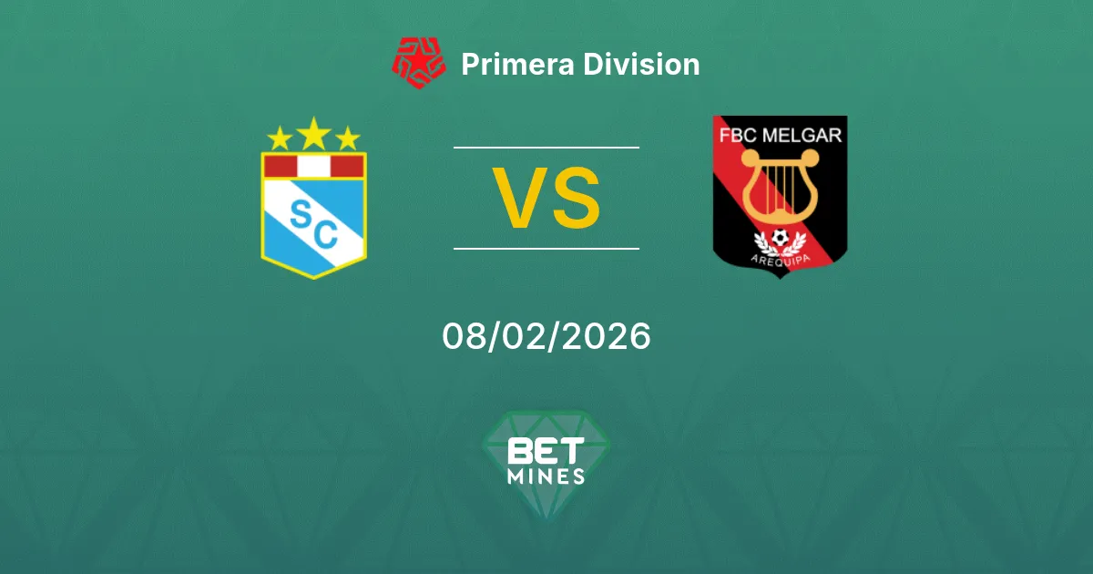 Sporting Cristal vs Melgar Prediction: Match Preview and Analysis | Primera Division 08-02-2026