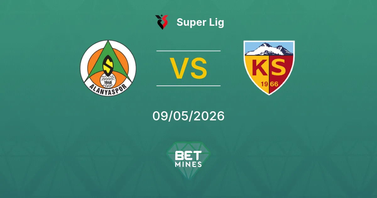 Alanyaspor vs Kayserispor Pronostico: Anteprima e Analisi della Partita | Super Lig 09-05-2026