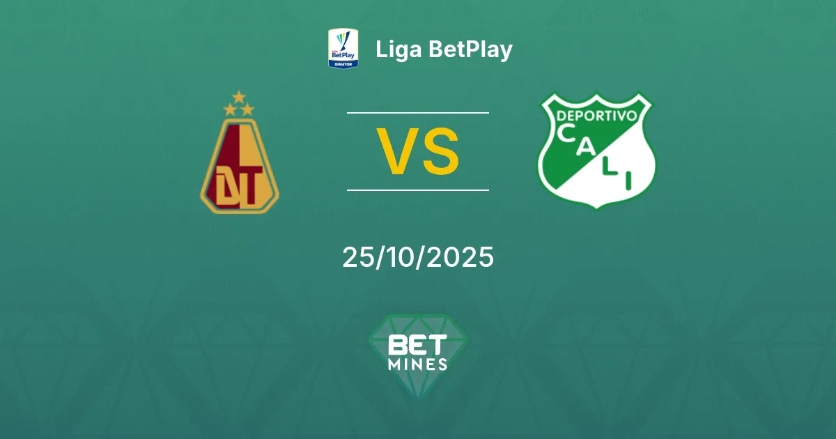 Deportes Tolima vs Deportivo Cali Prediction: Match Preview and Analysis | Liga BetPlay 25-10-2025