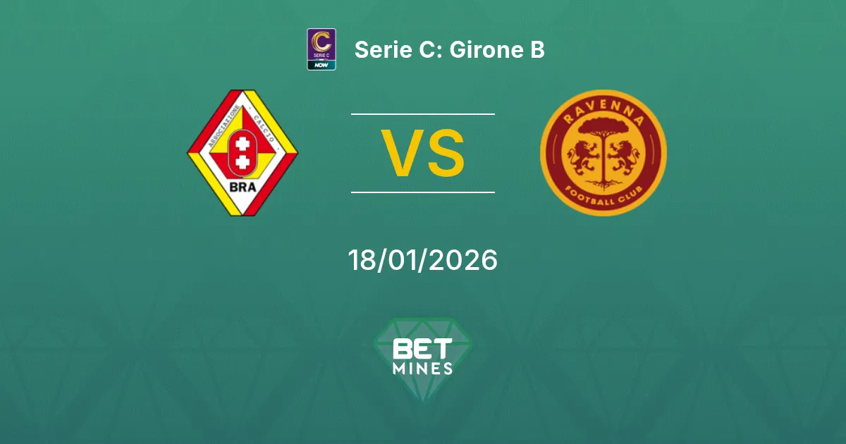 Bra vs Ravenna Prediction: Match Preview and Analysis | Serie C: Girone B 18-01-2026