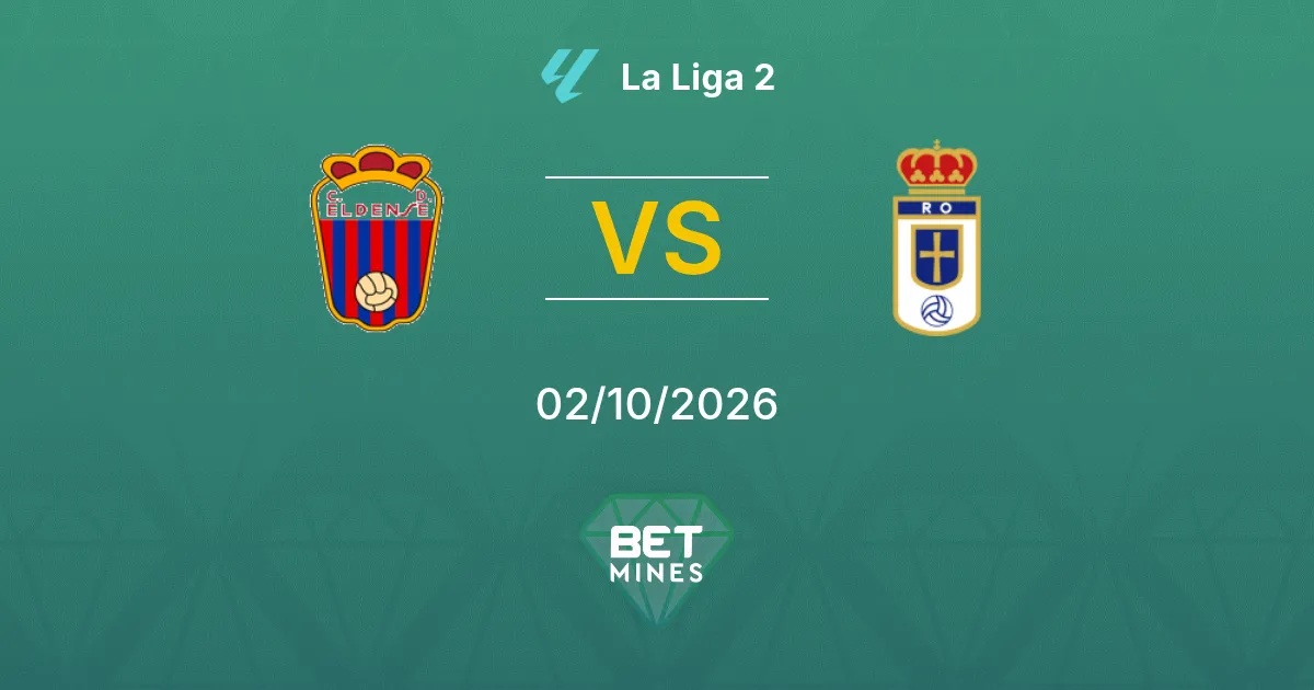 Eldense vs Real Oviedo Pronostic : Avant-match et analyse | La Liga 2 02-10-2026
