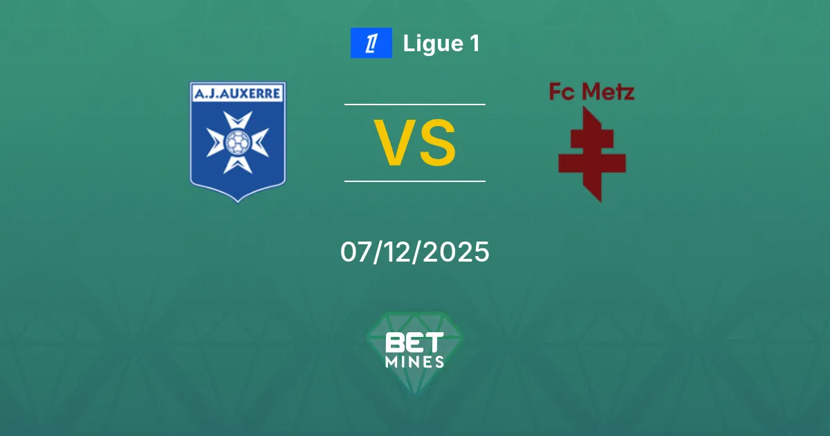 Auxerre vs Metz Prediction: Match Preview and Analysis | Ligue 1 07-12-2025
