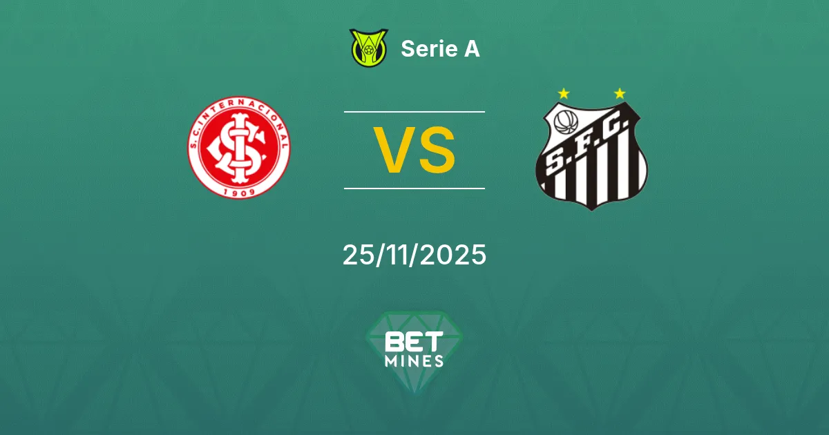 Internacional vs Santos Prediction: Match Preview and Analysis | Serie A 25-11-2025