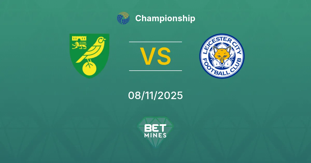 Norwich City vs Leicester City Pronostico: Anteprima e Analisi della Partita | Championship 08-11-2025