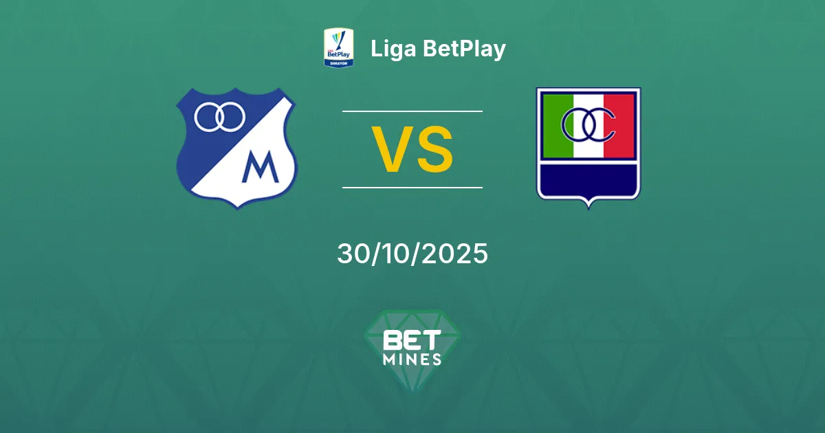 Millonarios vs Once Caldas Prediction: Match Preview and Analysis | Liga BetPlay 30-10-2025