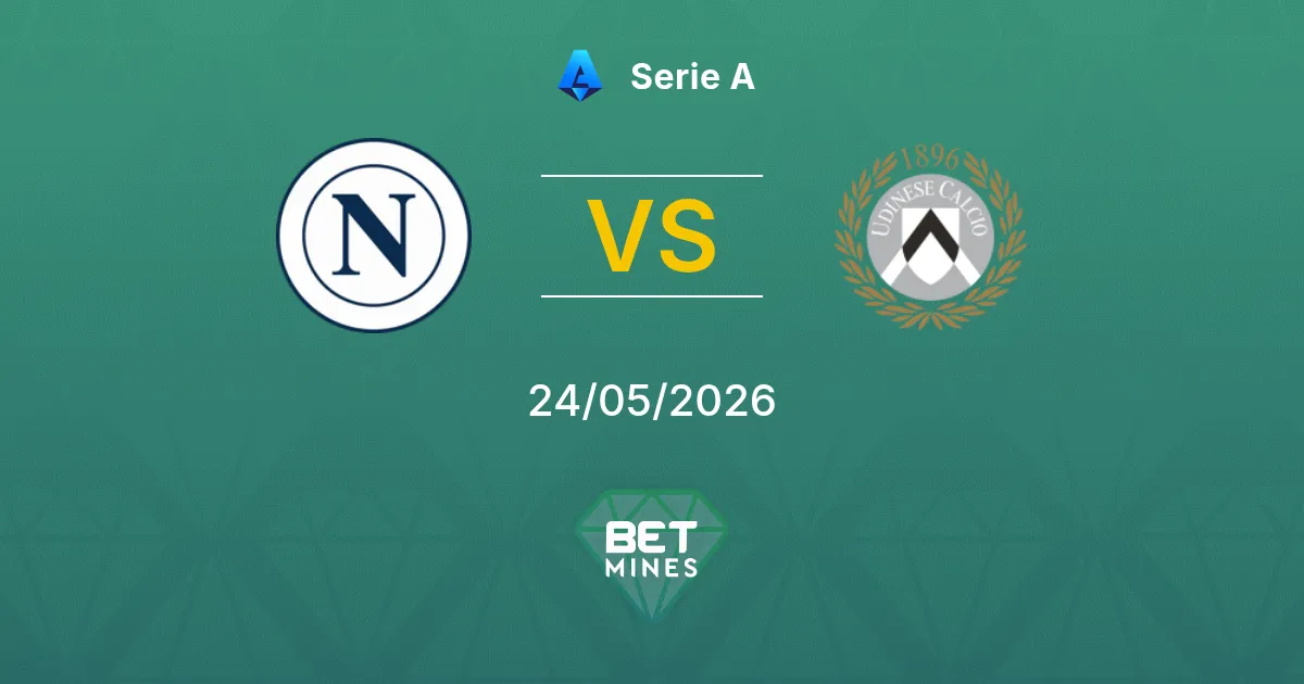 Napoli x Udinese Palpite: Prévia e Análise da Partida | Série A 24-05-2026