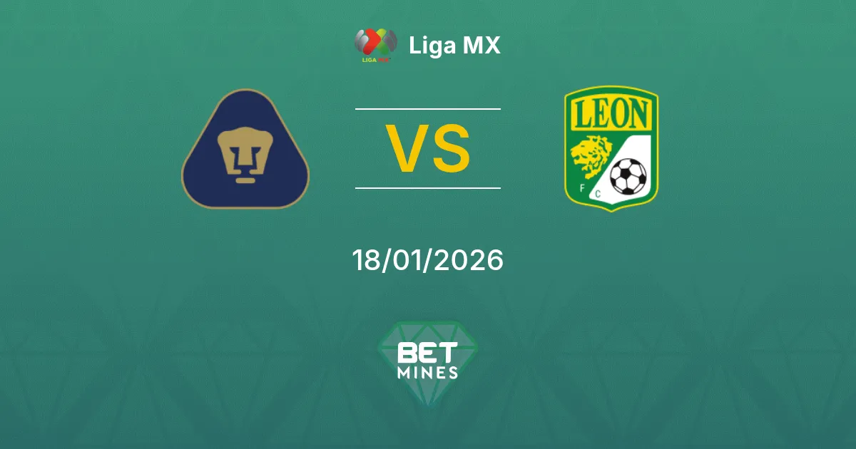 Pumas UNAM vs León Prediction: Match Preview and Analysis | Liga MX 18-01-2026