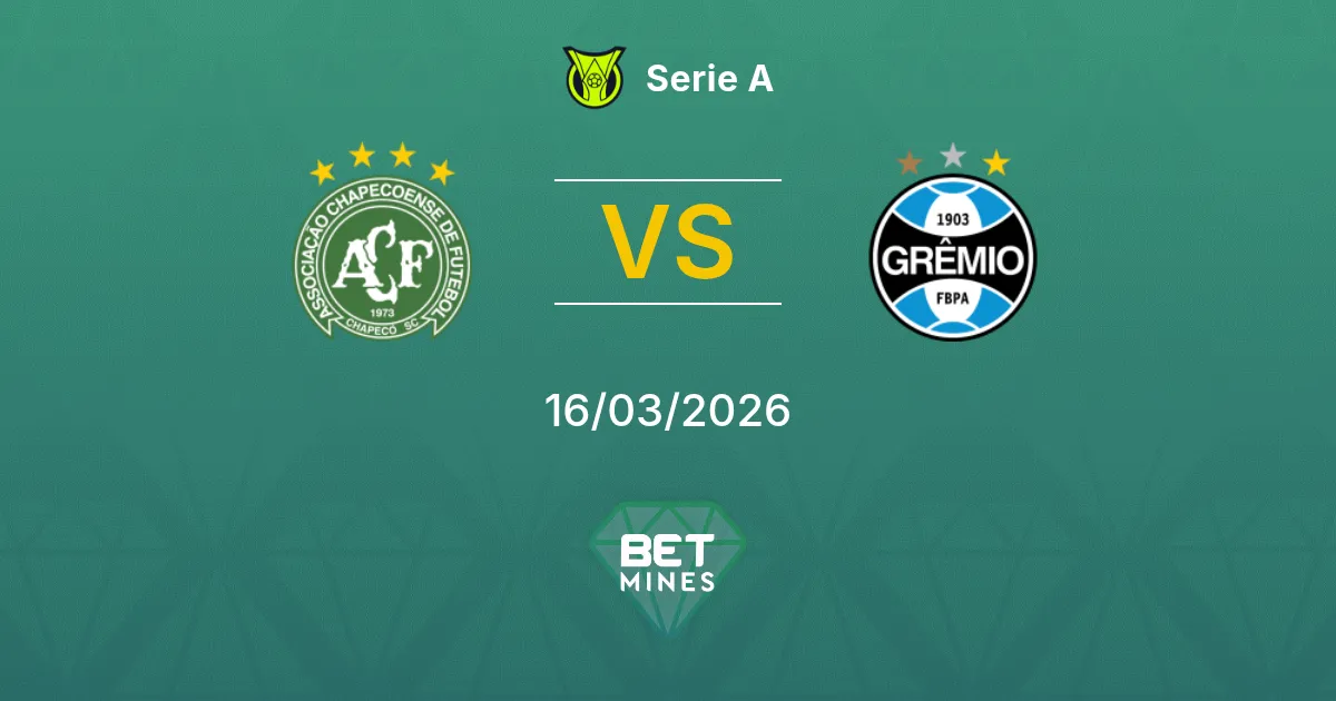 Chapecoense vs Grêmio Prediction: Match Preview and Analysis | Serie A 16-03-2026