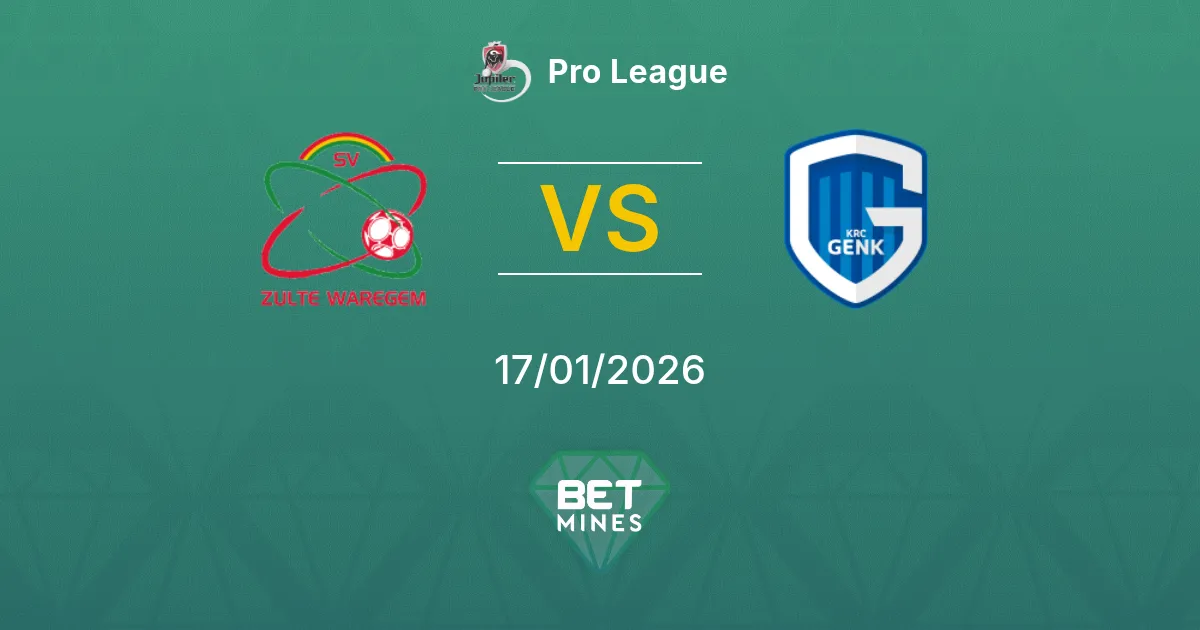 Zulte-Waregem vs Genk Pronostico: Anteprima e Analisi del Match | Pro League 17-01-2026
