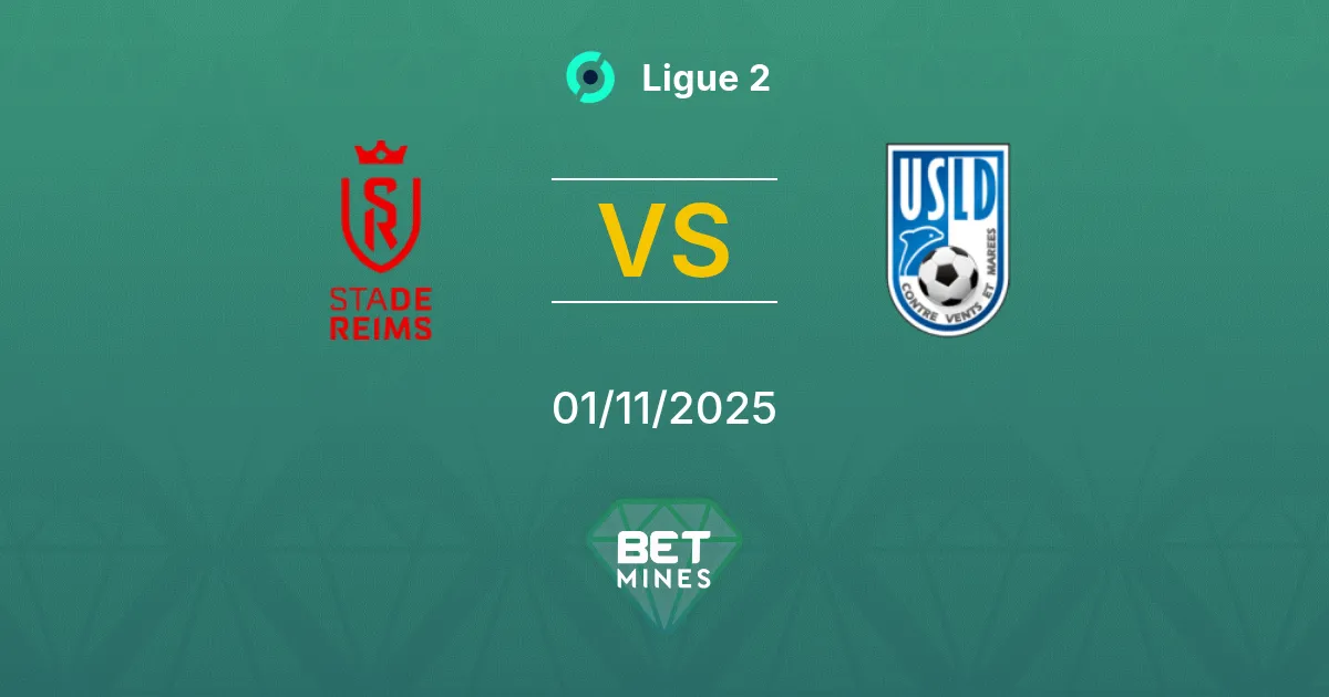 Reims vs Dunkerque Prediction: Match Preview and Analysis | Ligue 2 01-11-2025