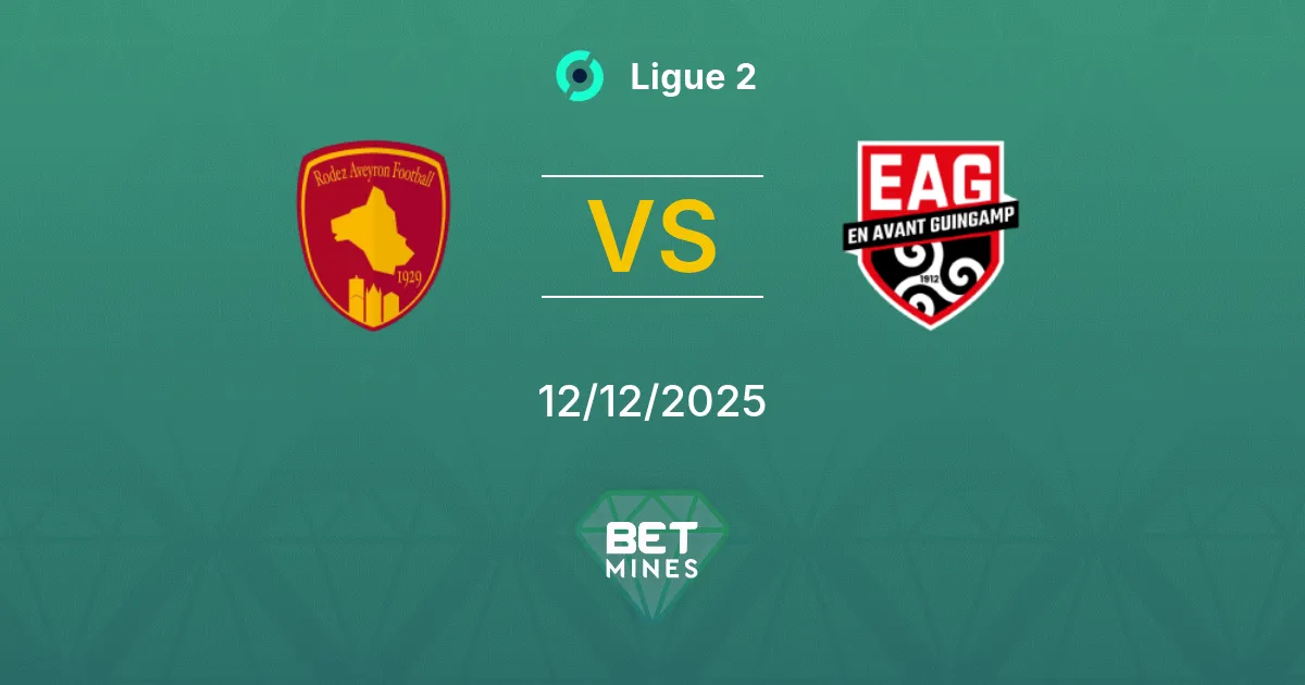 Rodez vs Guingamp Pronostico: Anteprima e Analisi della Partita | Ligue 2 12-12-2025