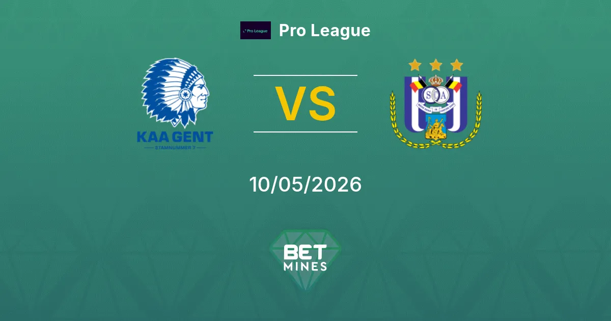Gent vs Anderlecht Pronostico: Anteprima e Analisi della Partita | Pro League 10-05-2026