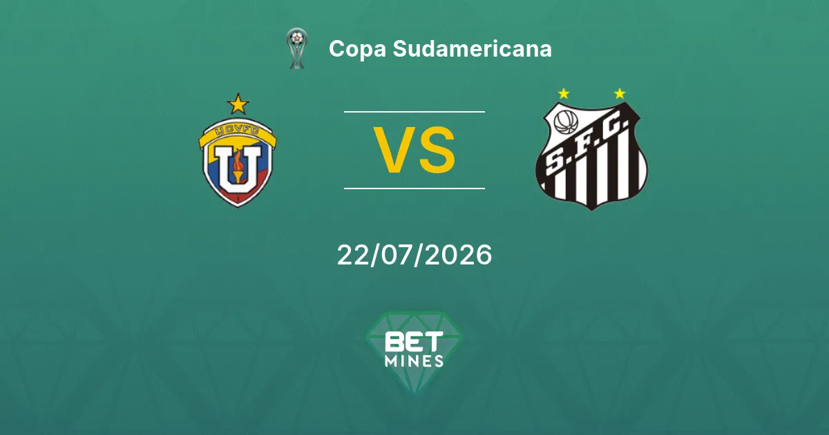 UCV x Santos Palpite: Prévia e Análise da Partida | Copa Sul-Americana 22-07-2026