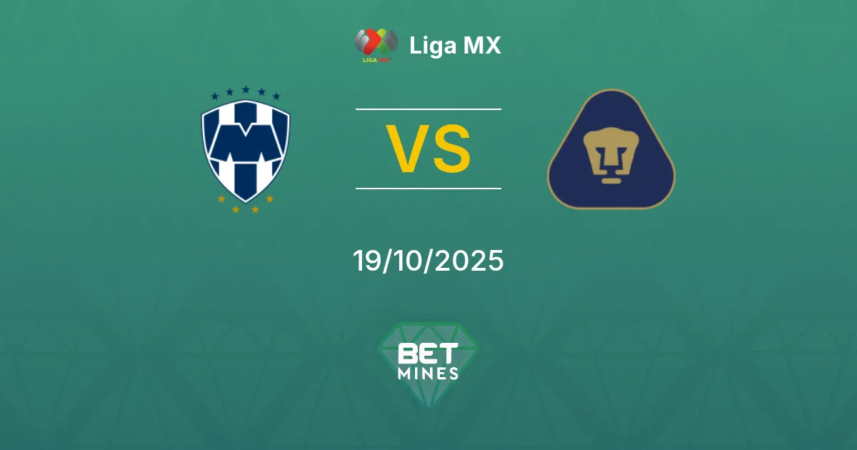 Monterrey vs Pumas UNAM Prediction: Match Preview and Analysis | Liga MX 19-10-2025