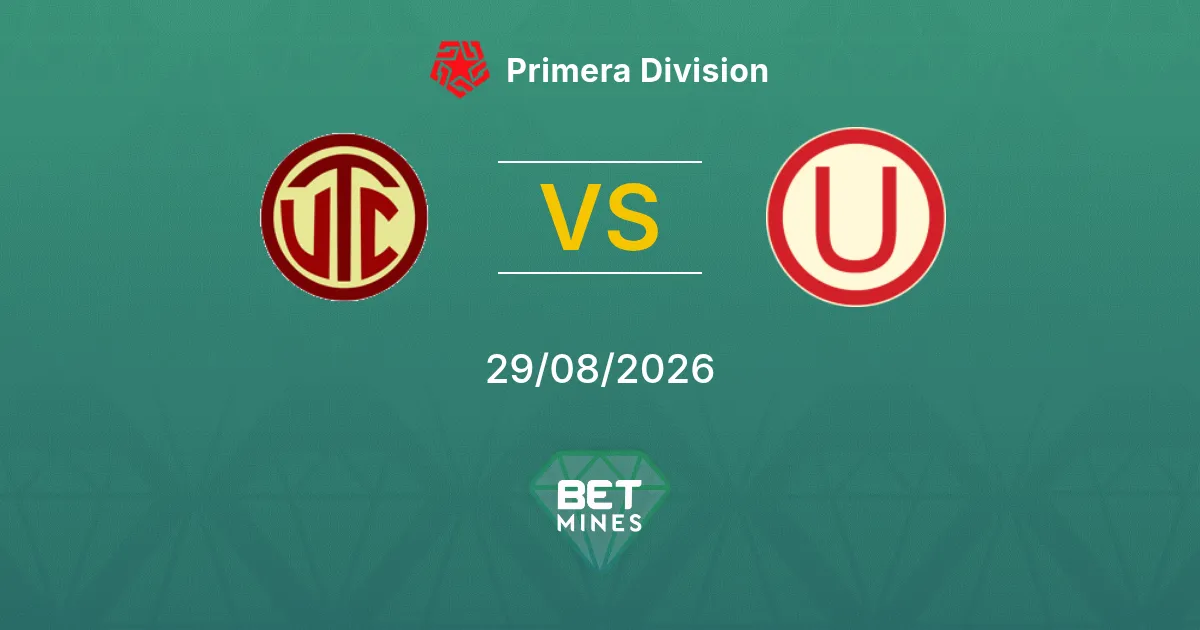 Palpite UTC Cajamarca x Universitario: Prévia e Análise da Partida | Primera Division 29-08-2026