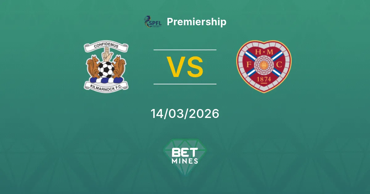 Kilmarnock vs Hearts Prediction: Match Preview and Analysis | Premiership 14-03-2026