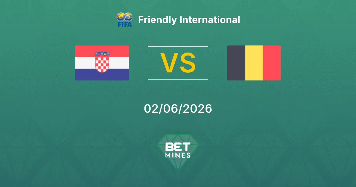 Croazia vs Belgio Pronostico: Anteprima e Analisi della Partita | Amichevole Internazionale 02-06-2026