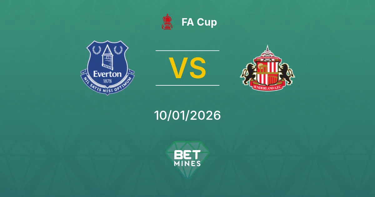 Everton vs Sunderland Pronostico: Anteprima e Analisi della Partita | FA Cup 10-01-2026