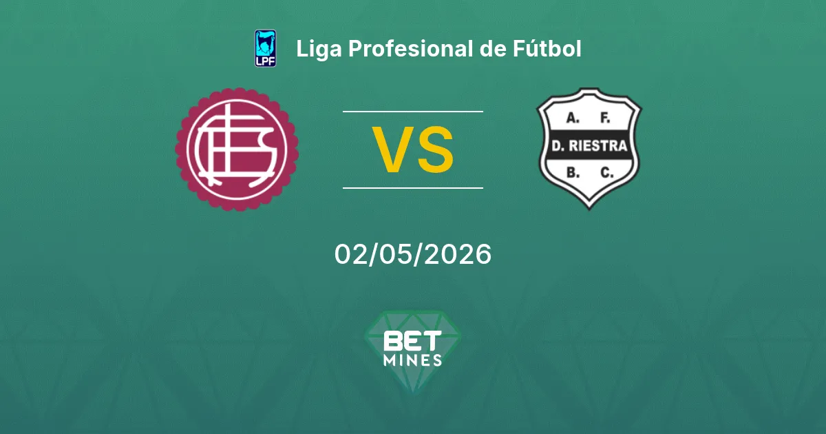 Lanús vs Deportivo Riestra Pronostico: Anteprima e Analisi della Partita | Liga Profesional de Fútbol 02-05-2026