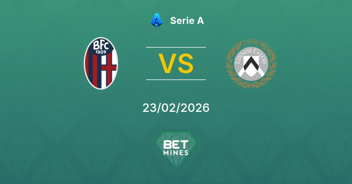 Bologne vs Udinese Pronostic : Analyse et Aperçu du Match | Serie A 23-02-2026