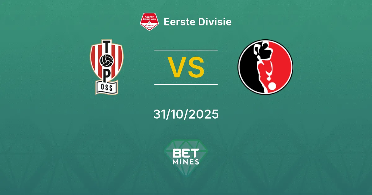TOP Oss vs Helmond Sport Pronostico: Anteprima e Analisi della Partita | Eerste Divisie 31-10-2025