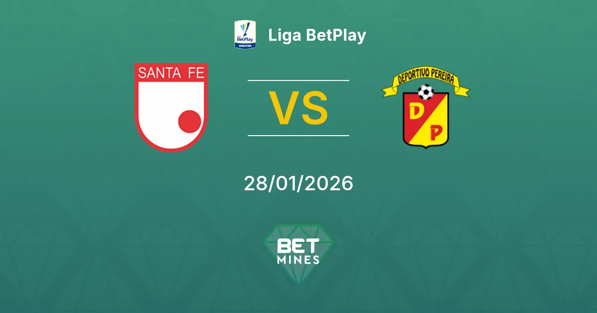 Santa Fe vs Deportivo Pereira Prediction: Match Preview and Analysis | Liga BetPlay 28-01-2026