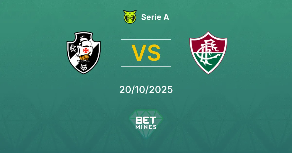 Vasco da Gama vs Fluminense Pronostico: Anteprima e Analisi della Partita | Serie A 20-10-2025
