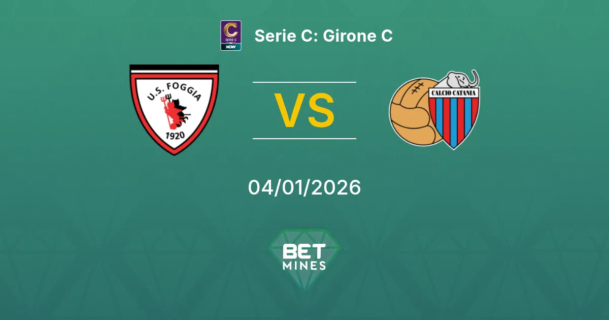 Foggia vs Catania Pronostico: Analisi e Anteprima della Partita | Serie C: Girone C 04-01-2026